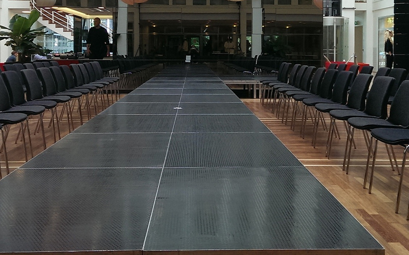 Stockholm Quick-Set Stage Fashion Week Event